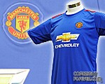 16-17マンチェスターUTD(Away)(青)半袖